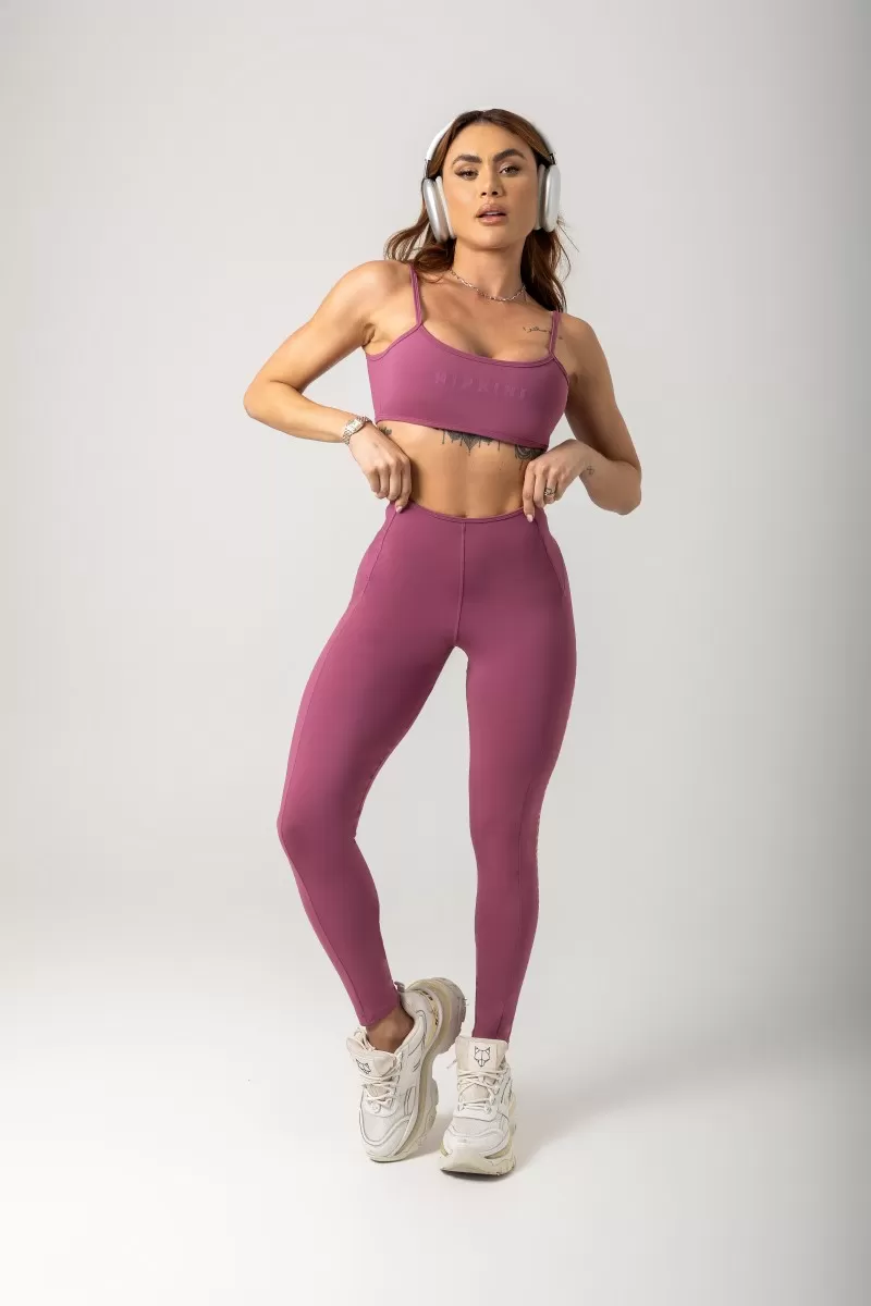 Hipkini - Burnt Pink Era Gym Top with Silk - 33330826 Hipkini - Burnt Pink Era Gym Top with Silk - 33330826