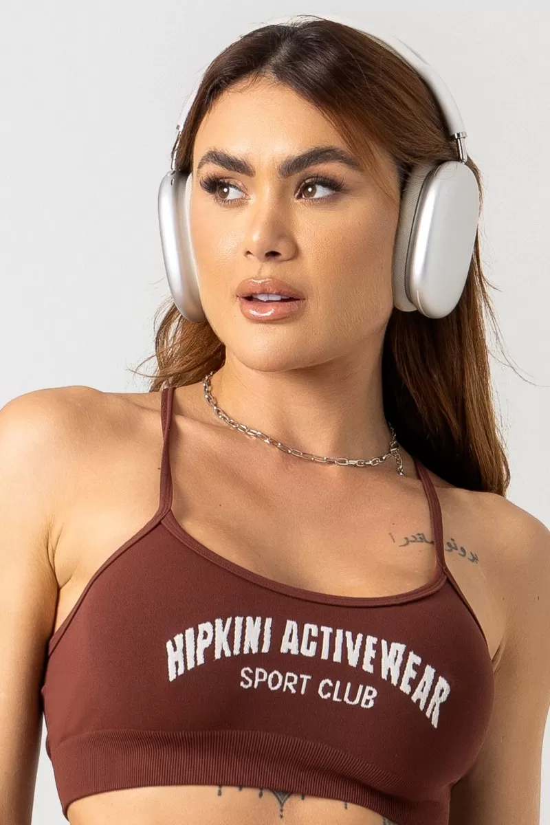Hipkini - Seamless Gym Era Brown Top - 33330995