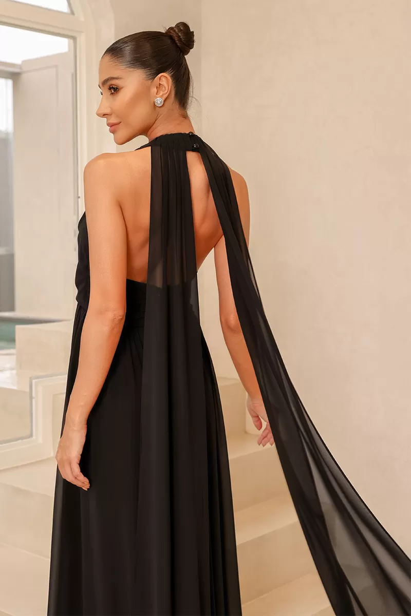 Dot Clothing - Dress Dot Clothing Monica Longo Preto - 2517PRETO Dot Clothing - Dress Dot Clothing Monica Longo Preto - 2517PRETO