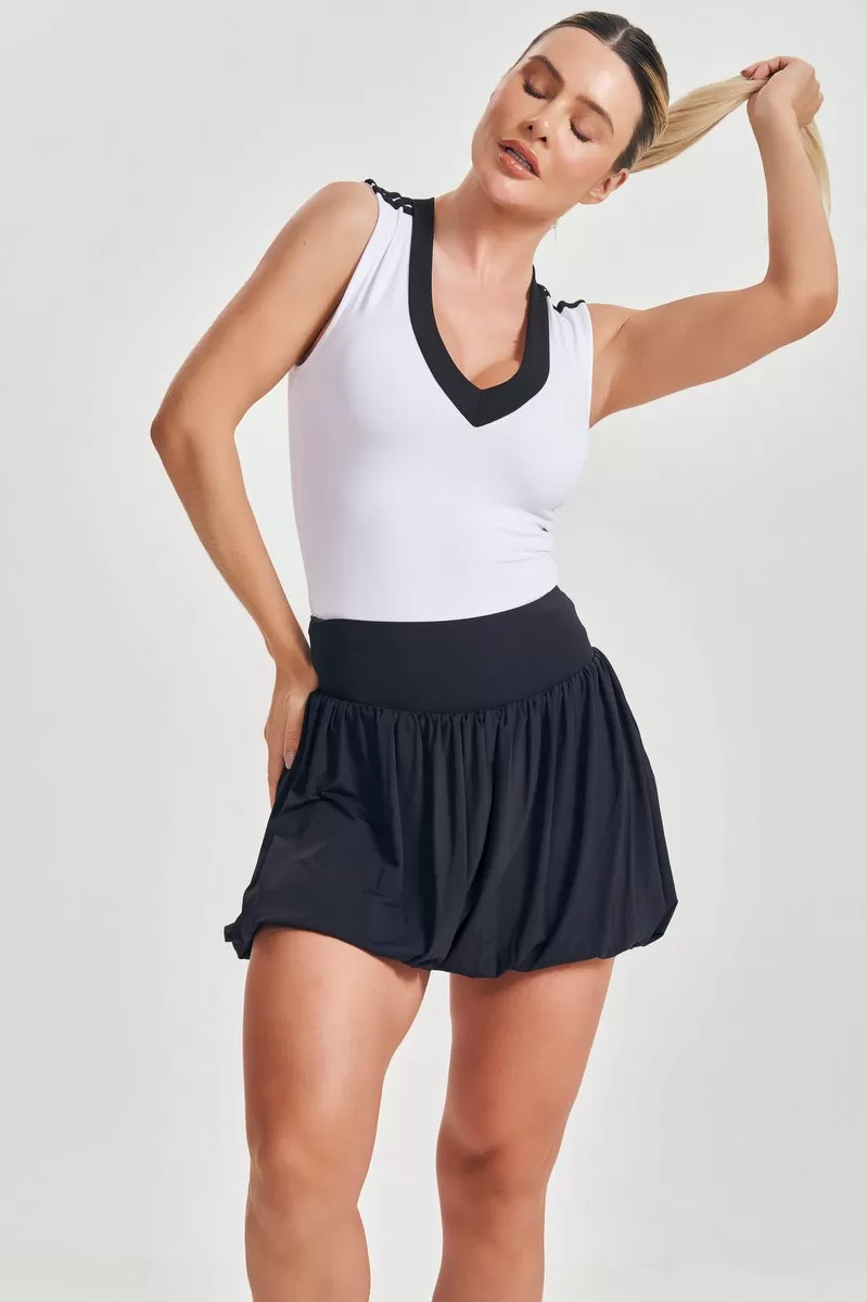 Lets Gym - Black Start Balloon Skirt - 2550PT Lets Gym - Black Start Balloon Skirt - 2550PT