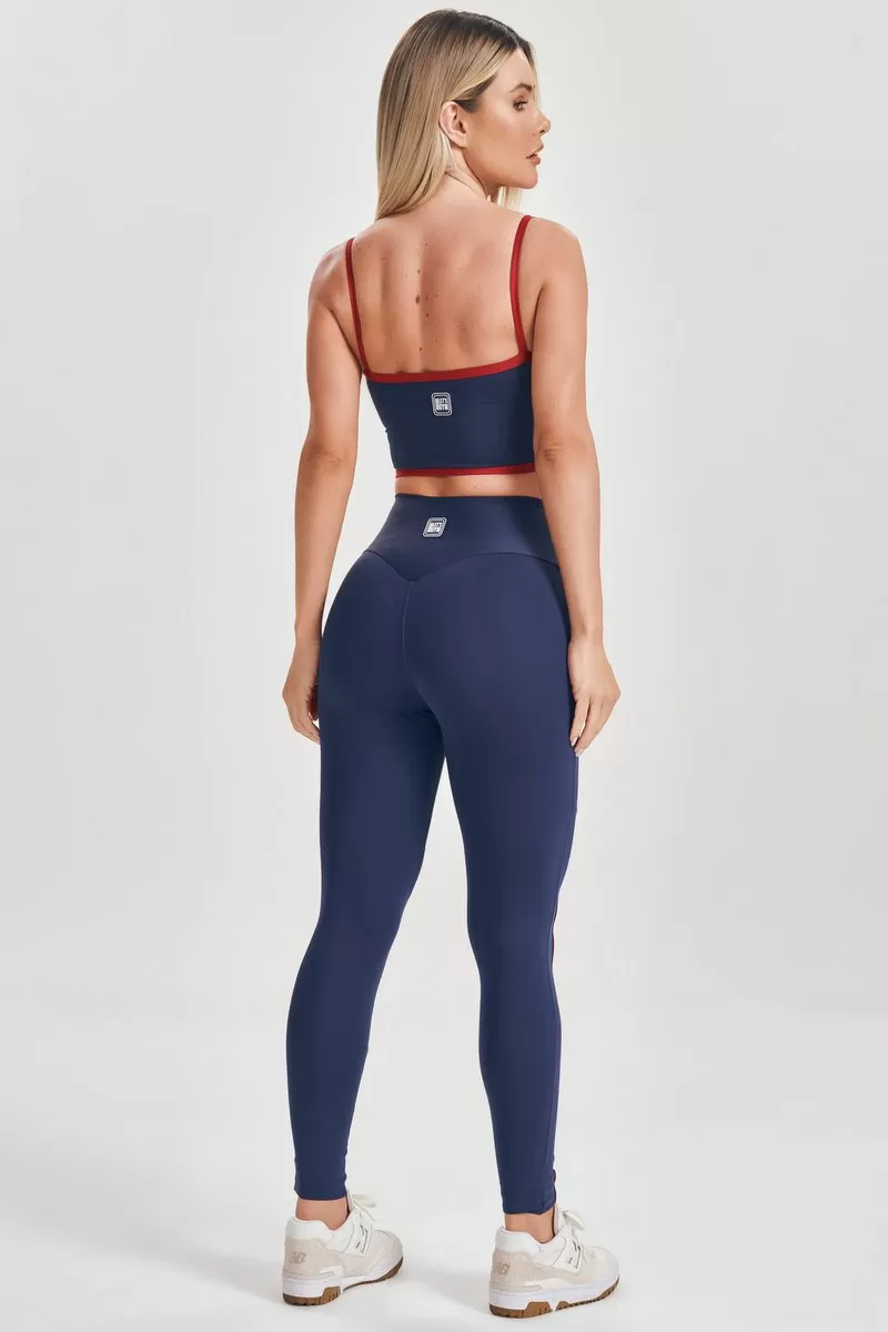 Lets Gym - Blue Start Leggings - 2548AZ Lets Gym - Blue Start Leggings - 2548AZ