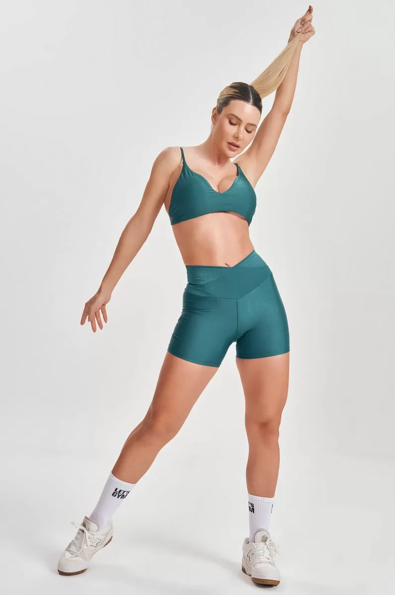 Lets Gym - Green Just Shorts - 2556VD Lets Gym - Green Just Shorts - 2556VD
