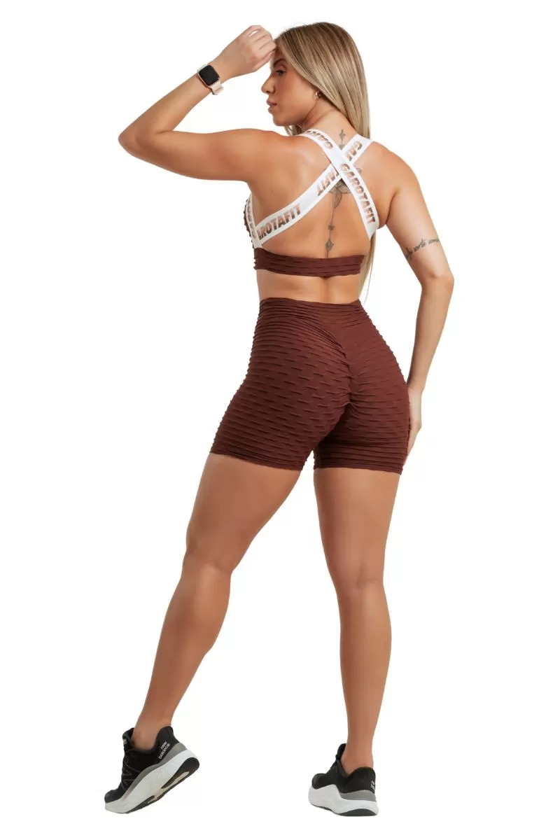 Garotafit - Riga Café Short Set - SCJ133MEIM