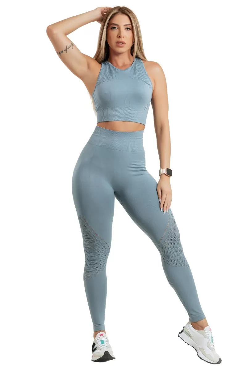 Garotafit - Seamless Set Nina Blue - FCS370L