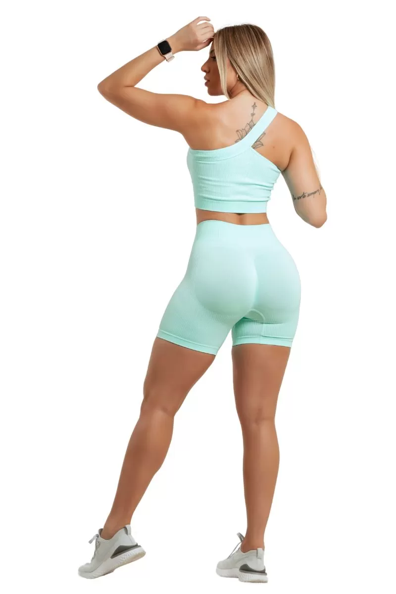 Garotafit - Maya Seamless Set Aqua Green - SCJ131HA Garotafit - Maya Seamless Set Aqua Green - SCJ131HA