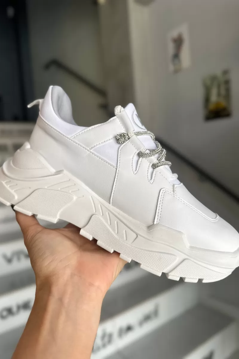 BUBU - WHITE TENIS STRASS BUBU LACE - 3032 BUBU - WHITE TENIS STRASS BUBU LACE - 3032