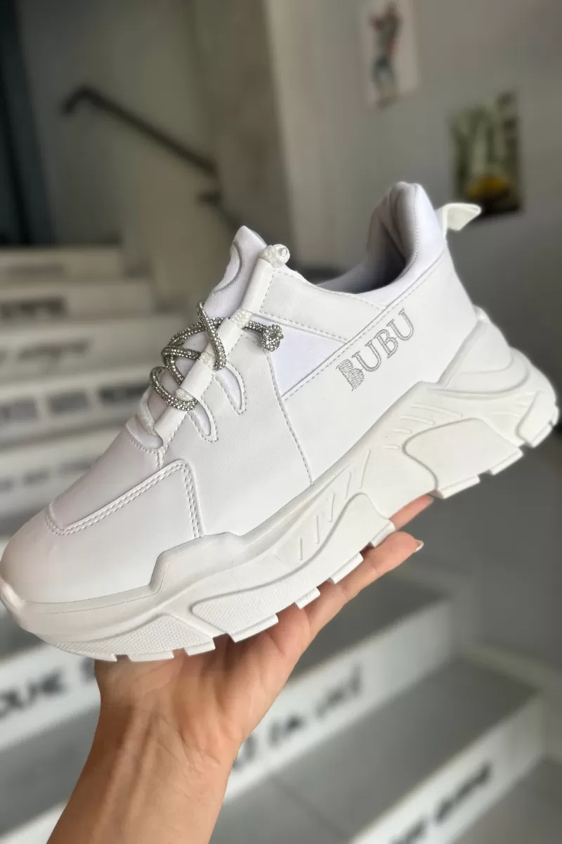 BUBU - WHITE TENIS STRASS BUBU LACE - 3032