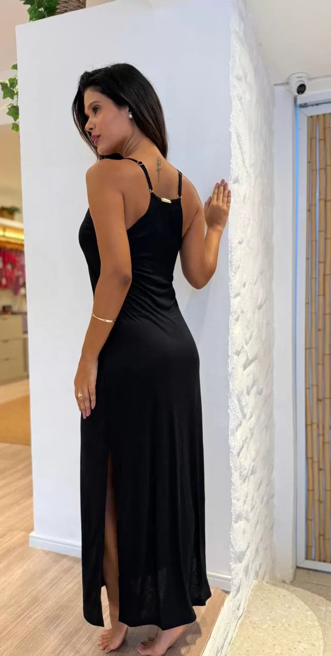 Santa Areia - Vestido longo Preto - 2500.01PT