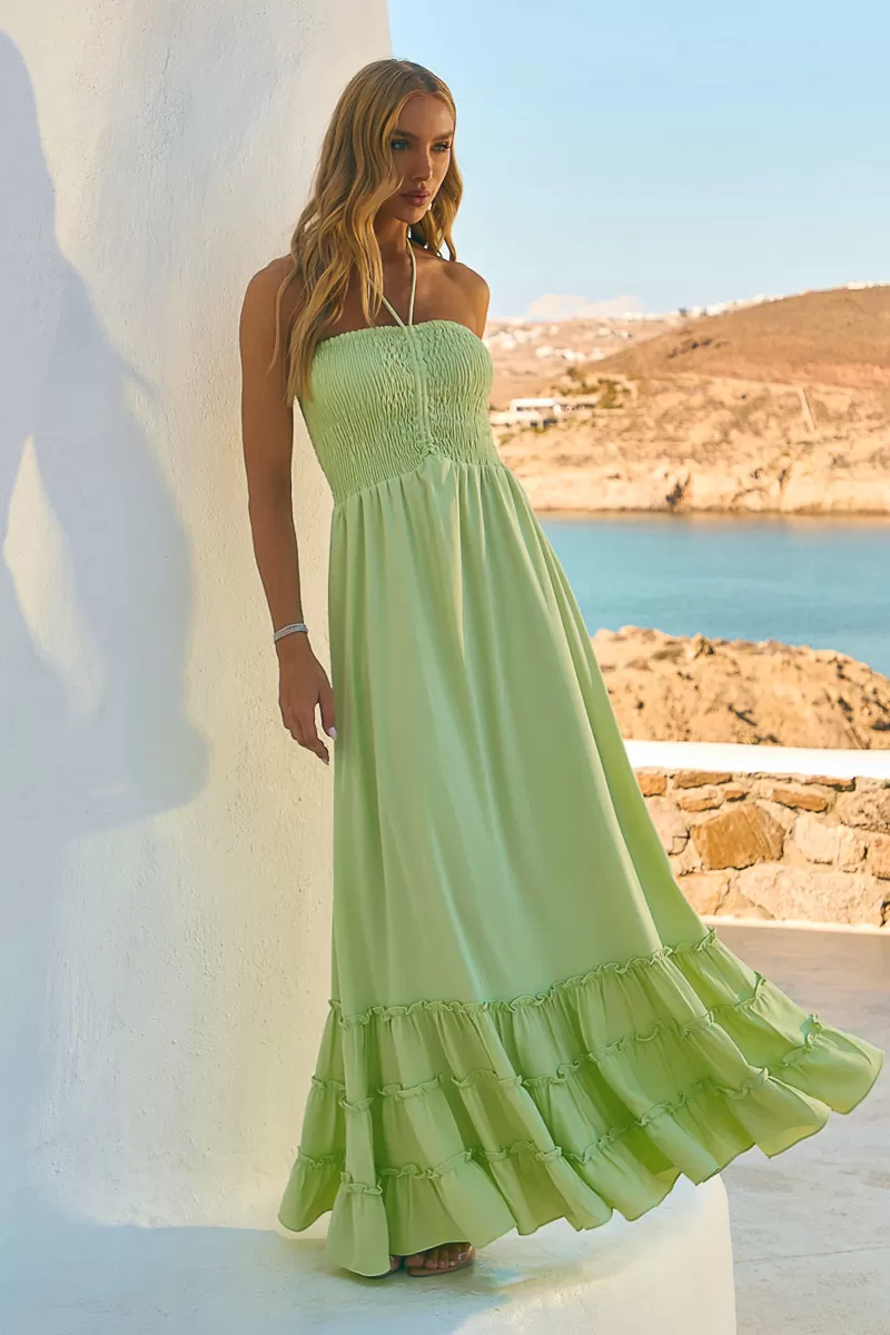 Dot Clothing - Dress Dot Clothing Longo Karina Verde - 2546VERDE