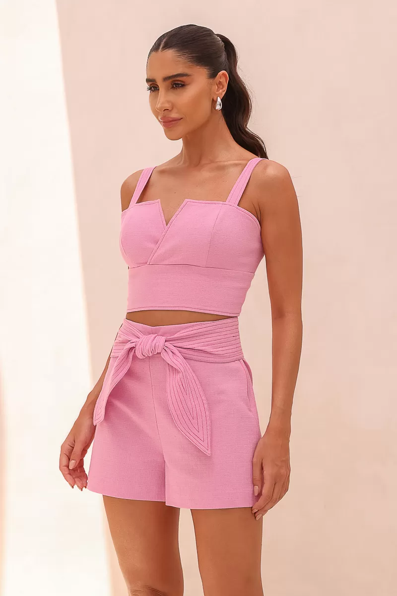 Dot Clothing - Shorts Dot Clothing Marcela pink - 2560ROSA Dot Clothing - Shorts Dot Clothing Marcela pink - 2560ROSA