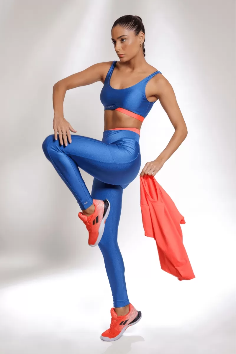 Trilha Verão - Legging de corte trilobal Rush - 169.H