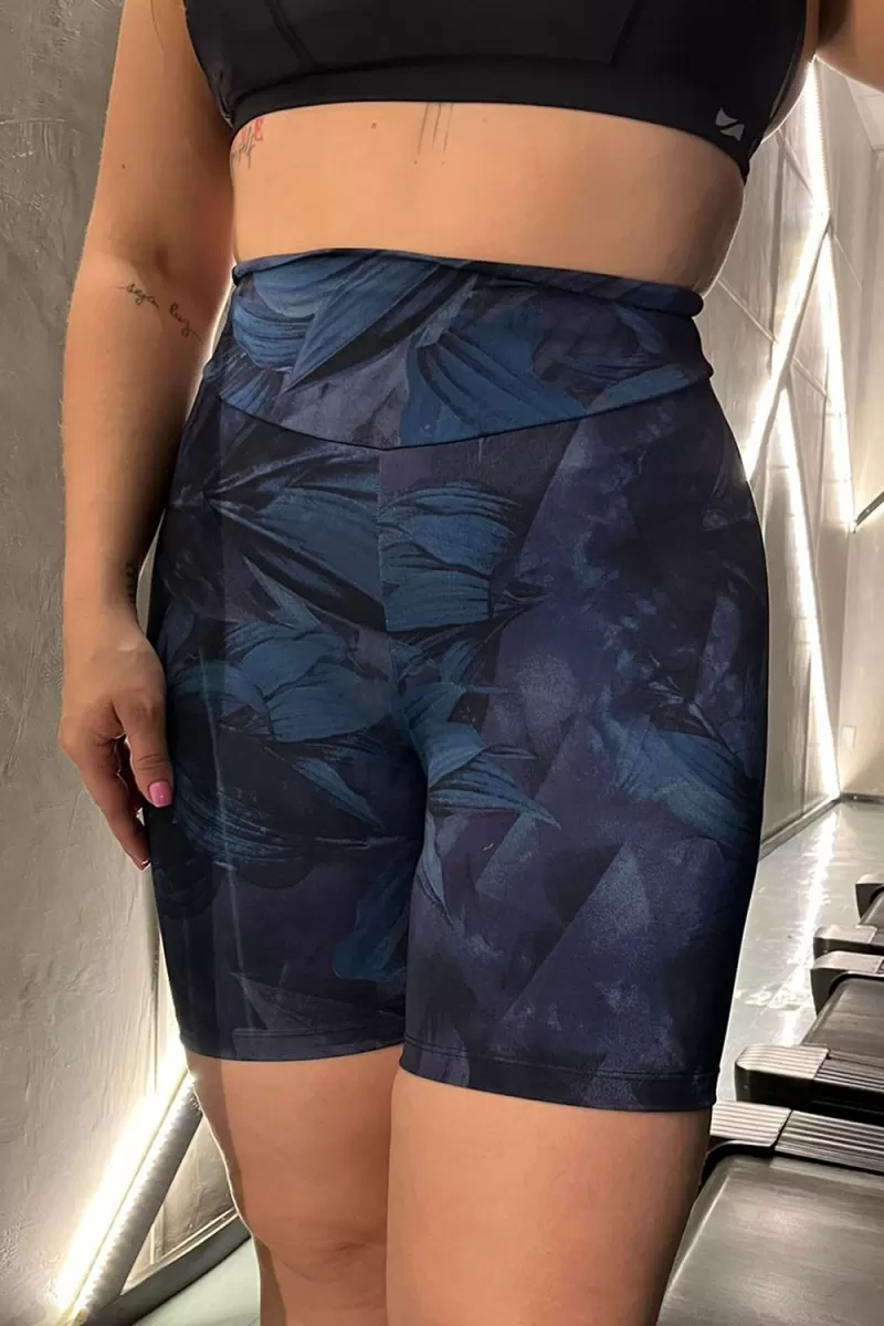 ZNG - SHORTS BÁSICO BLUE FLOWERS - SHOR29