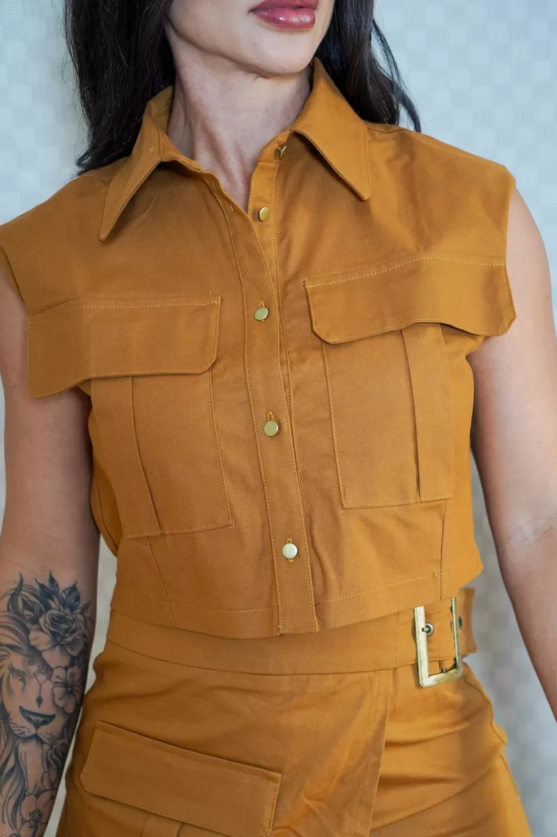 MYFT - SHIRT WITH POCKETS - 502CA001384 MYFT - SHIRT WITH POCKETS - 502CA001384