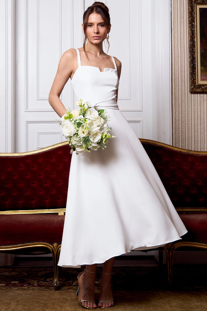 Miss Misses - Vestido Patricia Off White - 54456030