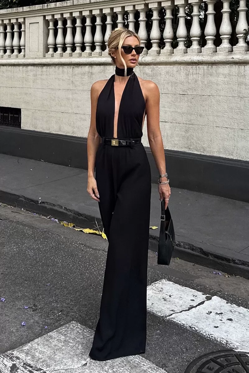 Dot Clothing - Jumpsuit Dot Clothing Diana Pantalona Black - 2578PRETO Dot Clothing - Jumpsuit Dot Clothing Diana Pantalona Black - 2578PRETO