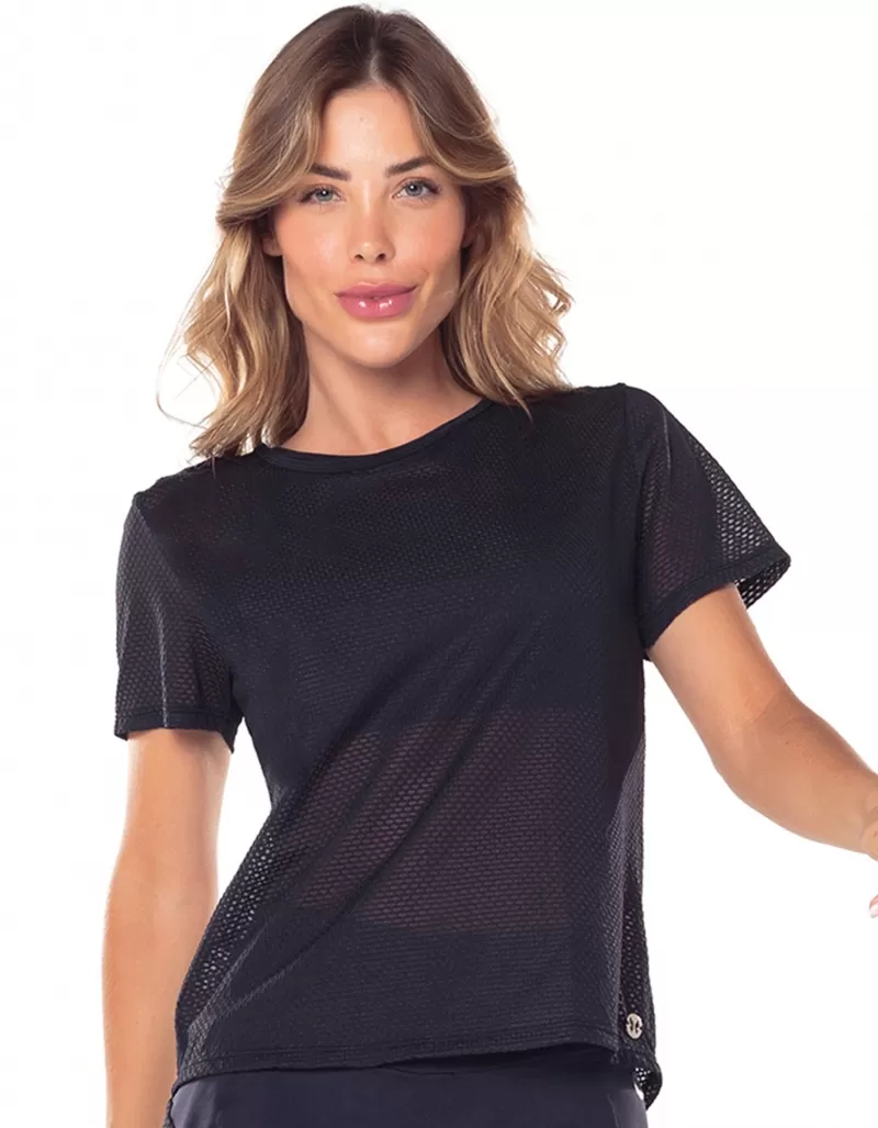 Vestem - Cleo Black Short Sleeve Shirt with Back - BMC759.V25.C0002 Vestem - Cleo Black Short Sleeve Shirt with Back - BMC759.V25.C0002