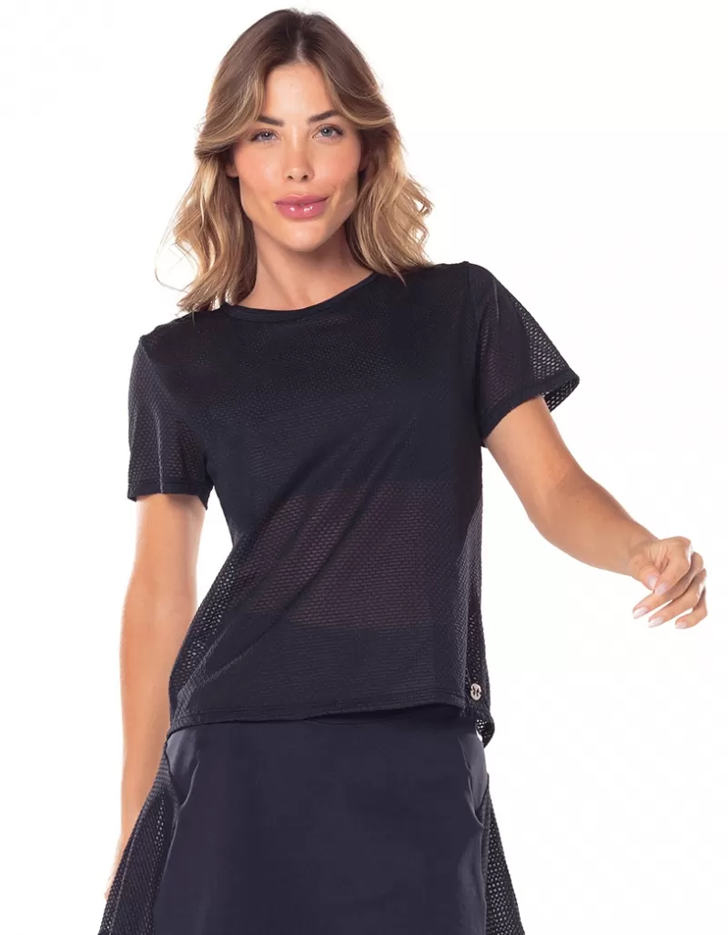 Vestem - Cleo Black Short Sleeve Shirt with Back - BMC759.V25.C0002