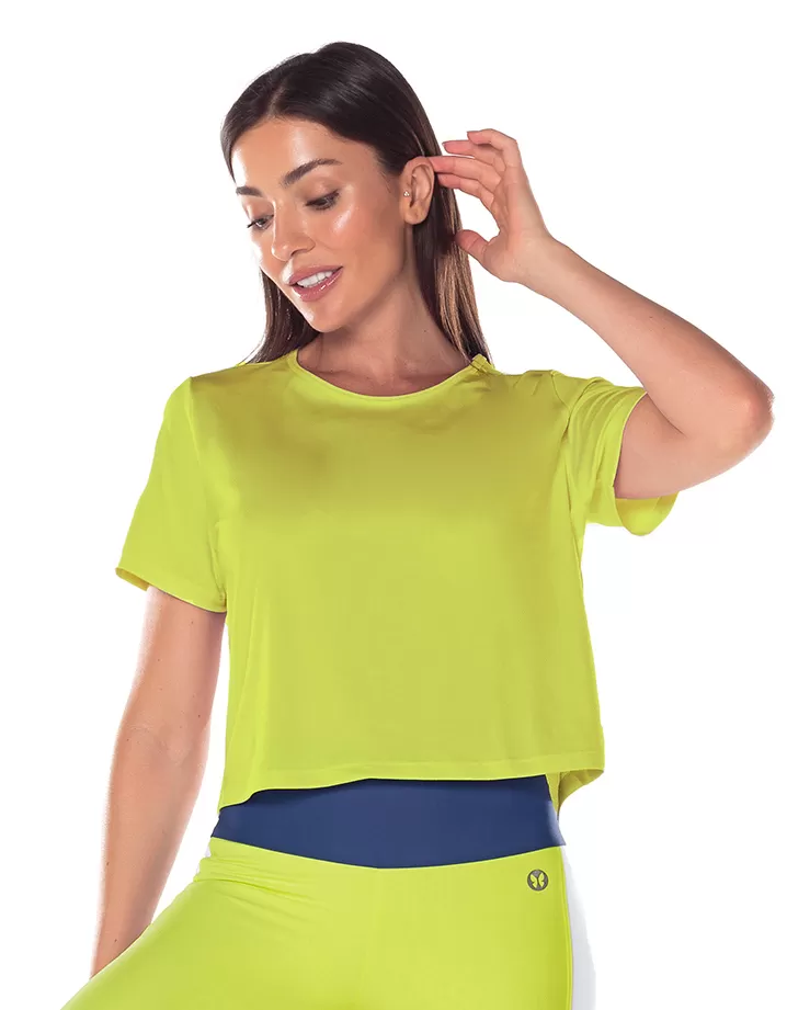 Vestem - Astra Neon Yellow Dry Fit Short Sleeve Shirt - BMC762.V25.C0009