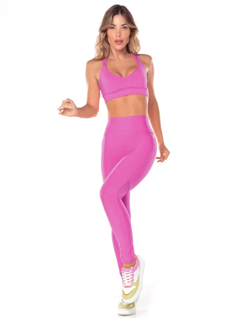Vestem - Cléo Pink Milkshake Cutout Leggings - FS1435.V25.C0468 Vestem - Cléo Pink Milkshake Cutout Leggings - FS1435.V25.C0468