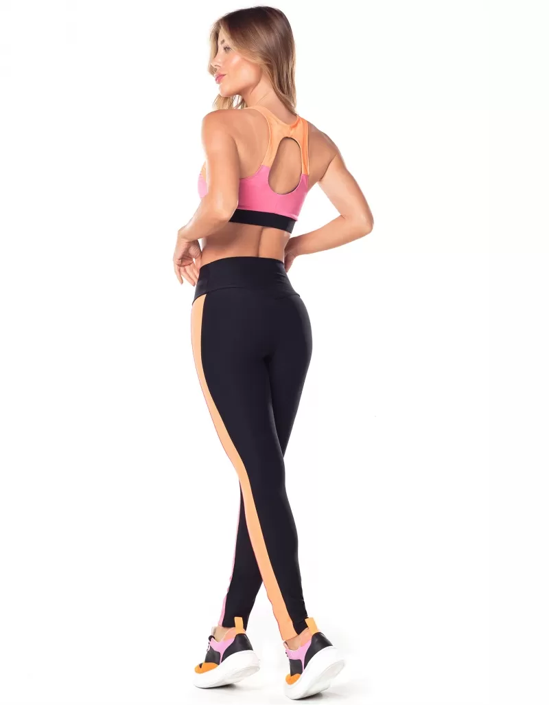 Vestem - Tricolor Celeste Pink Milkshake legging - FS1440.V25.C0468 Vestem - Tricolor Celeste Pink Milkshake legging - FS1440.V25.C0468