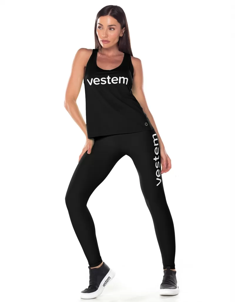Vestem - Dry Fit Ambassador Tank Shirt Black - REG302.ESS.C0002 Vestem - Dry Fit Ambassador Tank Shirt Black - REG302.ESS.C0002