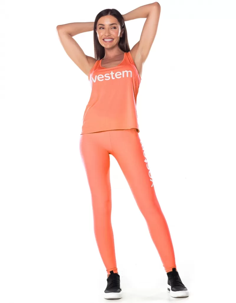 Vestem - Dry Fit Ambassador Tank Shirt Neon Orange - REG302.ESS.C0007 Vestem - Dry Fit Ambassador Tank Shirt Neon Orange - REG302.ESS.C0007