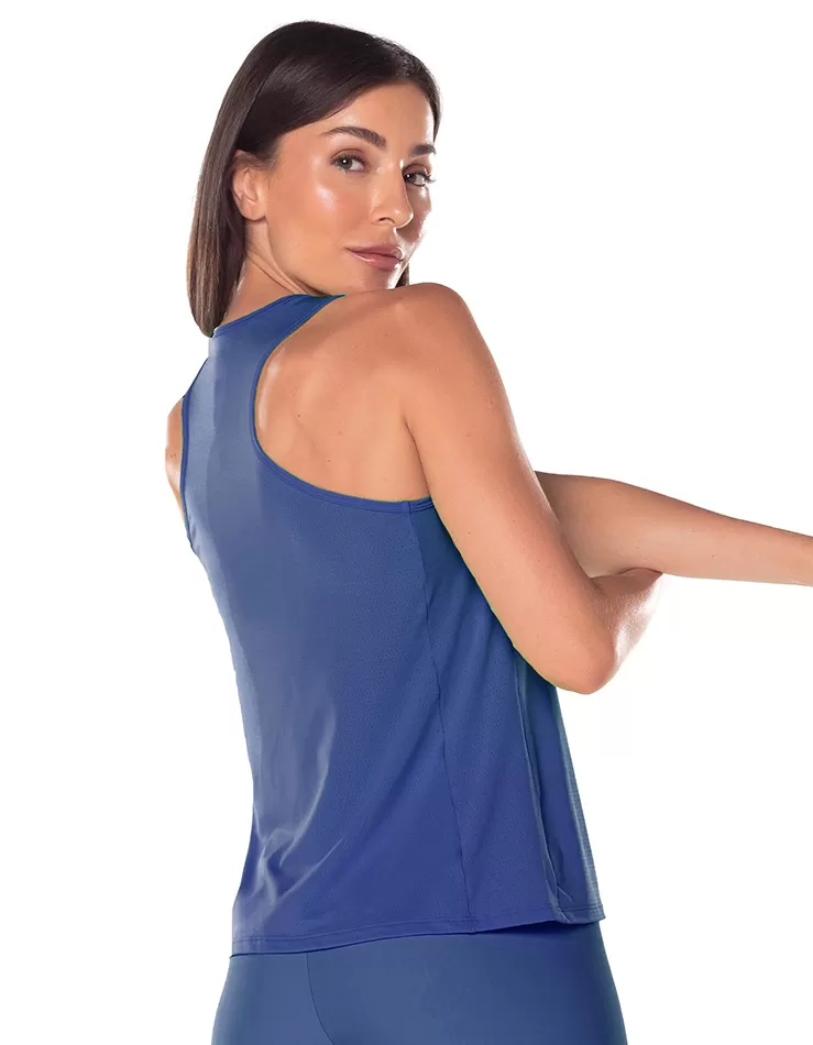 Vestem - Dry Fit Ambassador Tank Shirt in Blue Jeans - REG302.ESS.C0257