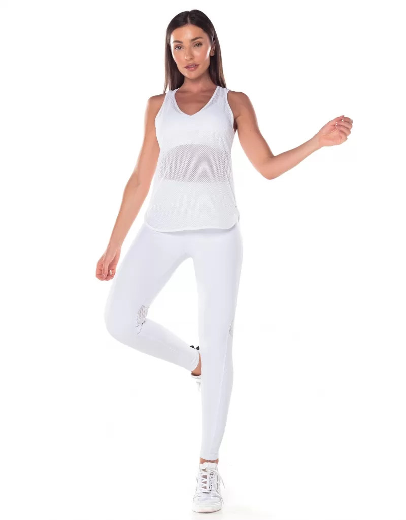 Vestem - Cleo White Swim Tank Shirt - REG779.V25.C0001