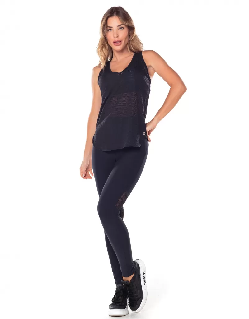 Vestem - Cleo Black Swim Tank Shirt - REG779.V25.C0002 Vestem - Cleo Black Swim Tank Shirt - REG779.V25.C0002