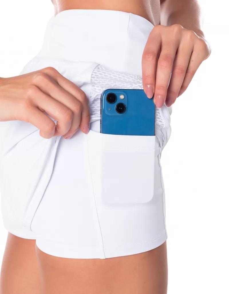 Vestem - Cleo White Running Shorts - SH606.V25.C0001 Vestem - Cleo White Running Shorts - SH606.V25.C0001