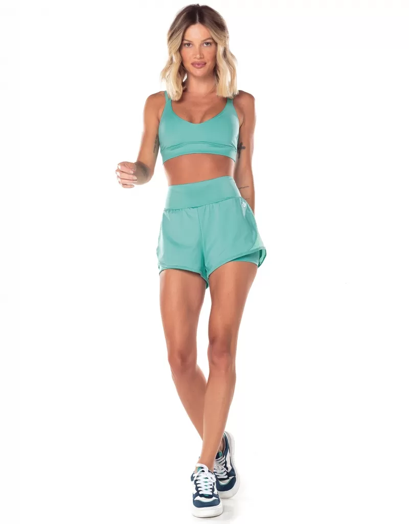 Vestem - Cleo Green Atlantis Running Shorts - SH606.V25.C0302 Vestem - Cleo Green Atlantis Running Shorts - SH606.V25.C0302