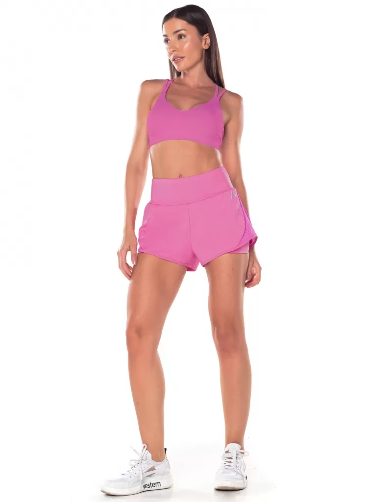 Vestem - Cleo Pink Milkshake Running Shorts - SH606.V25.C0468 Vestem - Cleo Pink Milkshake Running Shorts - SH606.V25.C0468
