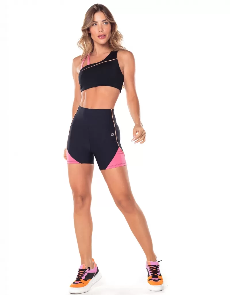 Vestem - Astra Black Striped Shorts - SH610.V25.C0002 Vestem - Astra Black Striped Shorts - SH610.V25.C0002