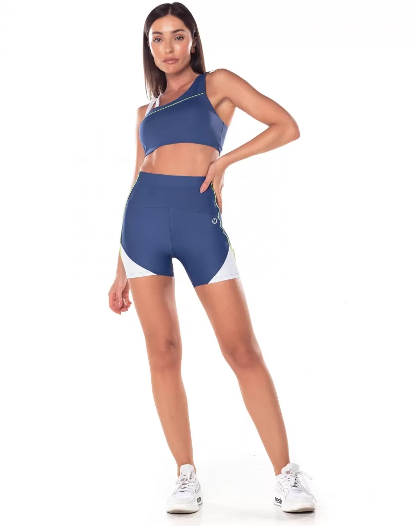 Vestem - Astra Blue Jeans Shorts with Trim - SH610.V25.C0257 Vestem - Astra Blue Jeans Shorts with Trim - SH610.V25.C0257