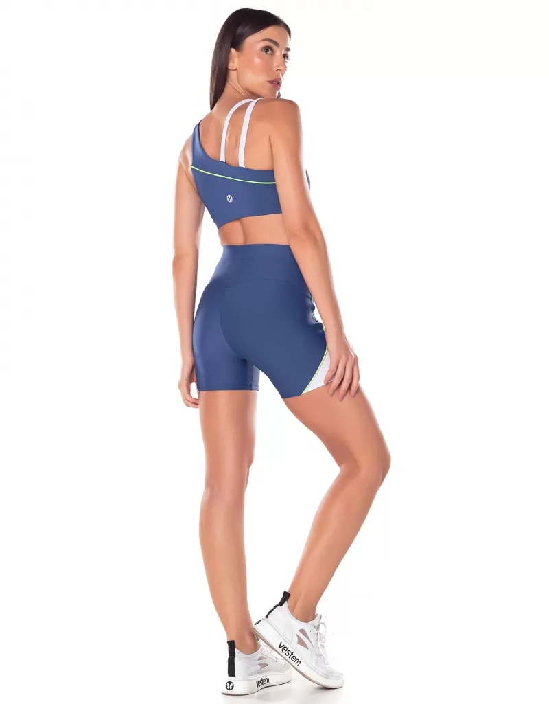 Vestem - Astra Blue Jeans Shorts with Trim - SH610.V25.C0257 Vestem - Astra Blue Jeans Shorts with Trim - SH610.V25.C0257