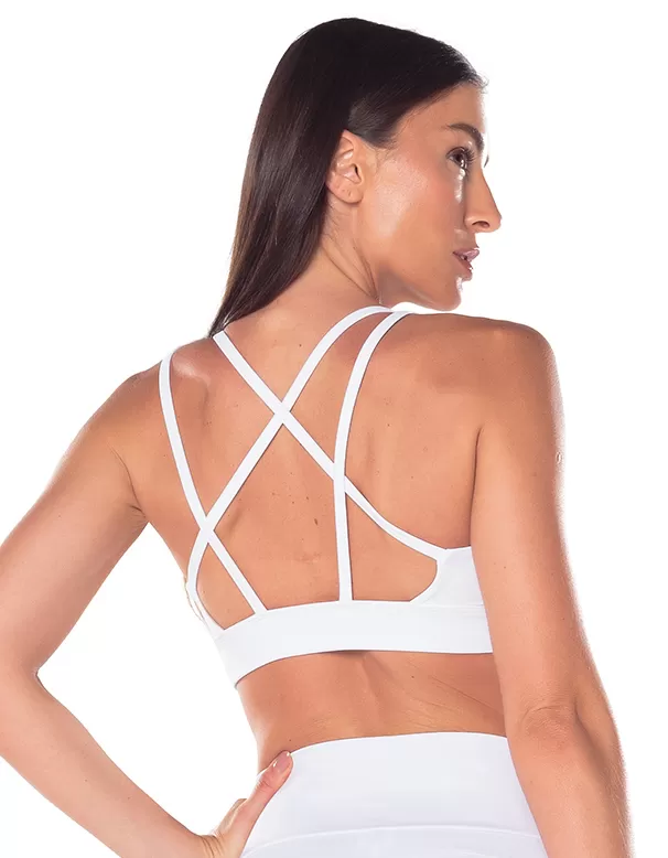 Vestem - Cléo White Wrap-around Back Top - TOP1070.V25.C0001 Vestem - Cléo White Wrap-around Back Top - TOP1070.V25.C0001