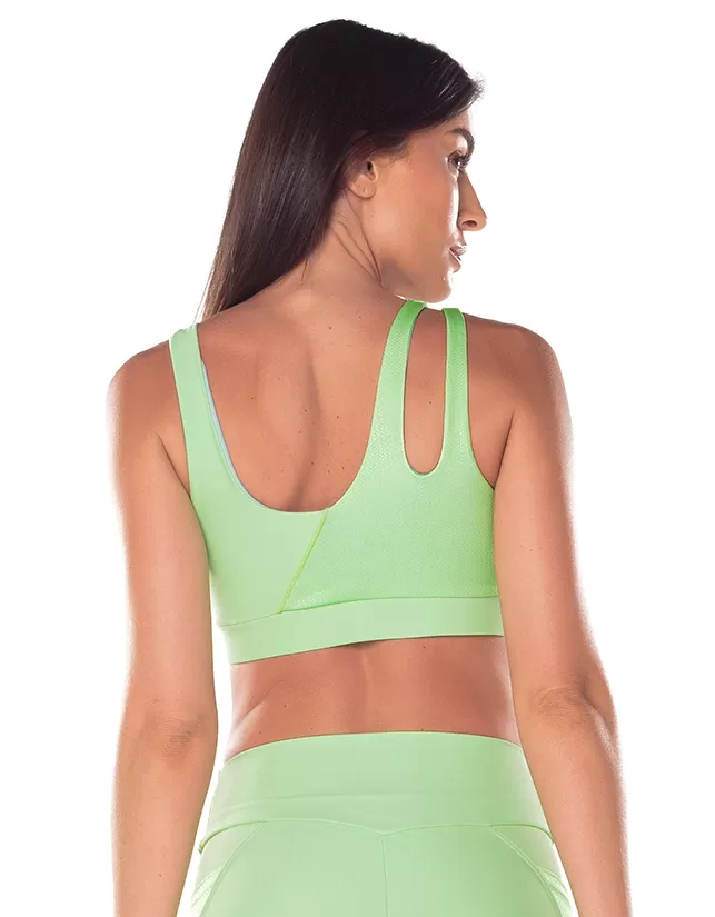 Vestem - Mint Green Seashore Asymmetrical Top - TOP1071.V25.C0280 Vestem - Mint Green Seashore Asymmetrical Top - TOP1071.V25.C0280