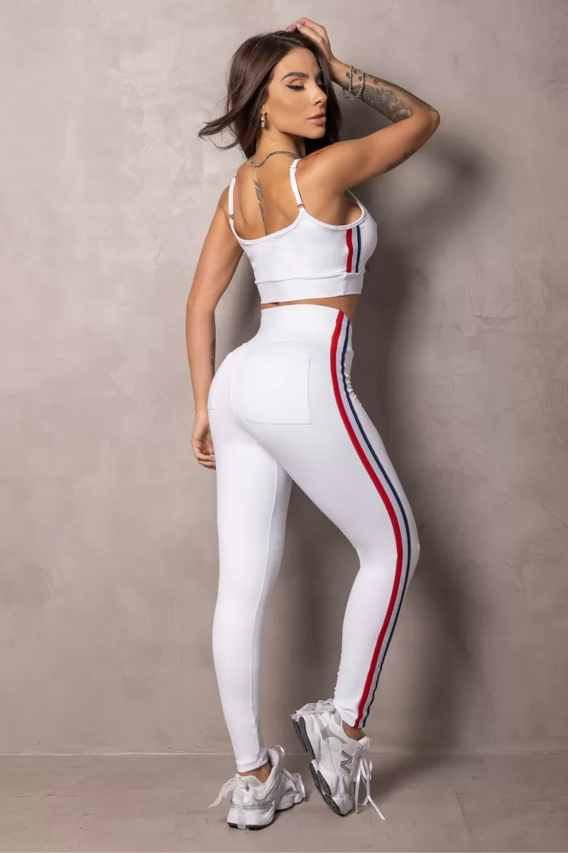 Hipkini - Elevate White Leggings with Pockets - 33330836 Hipkini - Elevate White Leggings with Pockets - 33330836