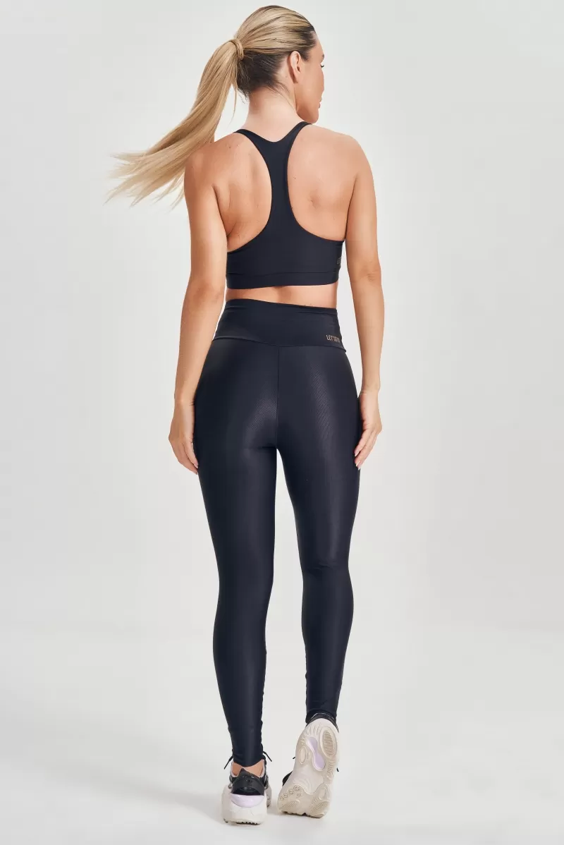 Lets Gym - Black Just Leggings - 2555PT