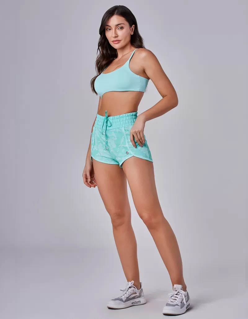 Vestem - Set Shorts and Top Rose Green Frais - CJ189.C0248