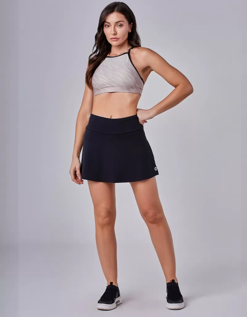 Vestem - Skirt and Sports Bra Set Daca Black - CJ193.C0002