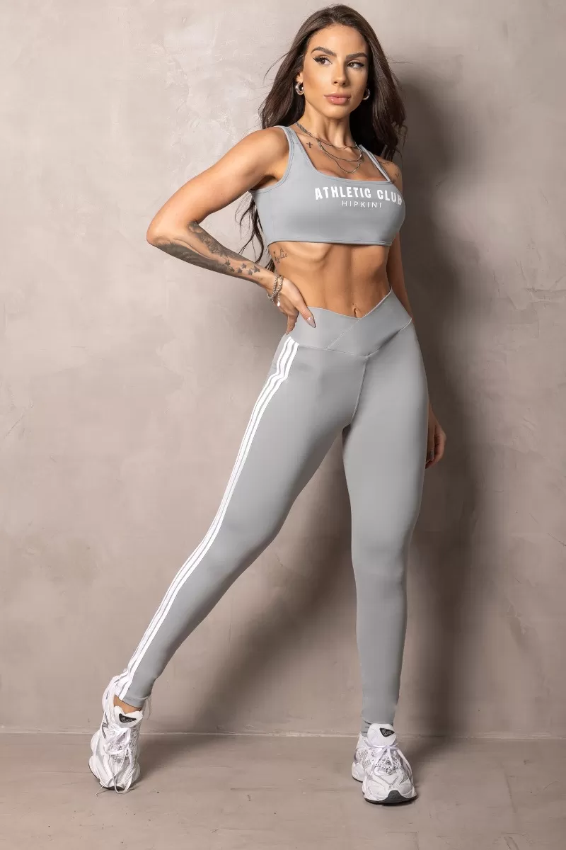 Hipkini - Elevate Grey Wrap-Around Legging - 33330847