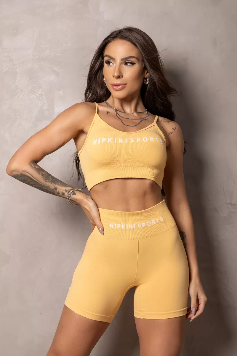 Hipkini - Orange Seamless Elevate Shorts - 33331046