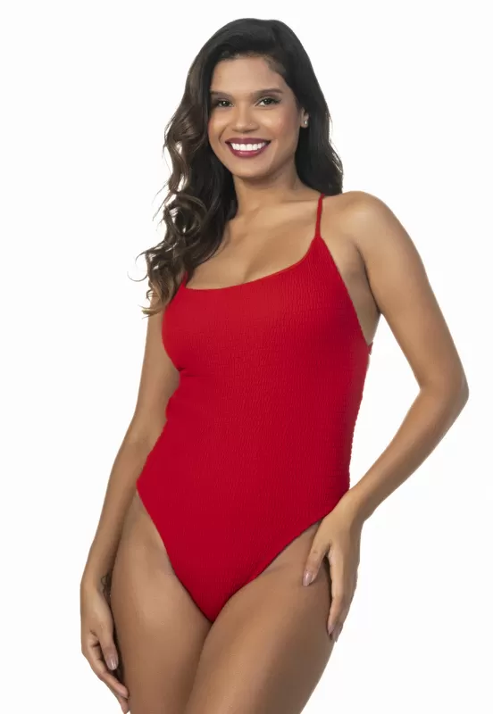 Santa Areia - Lulu red swimsuit - 2583VM Santa Areia - Lulu red swimsuit - 2583VM