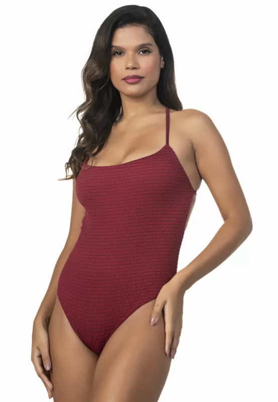 Santa Areia - Lulu wine swimsuit - 2583VI Santa Areia - Lulu wine swimsuit - 2583VI