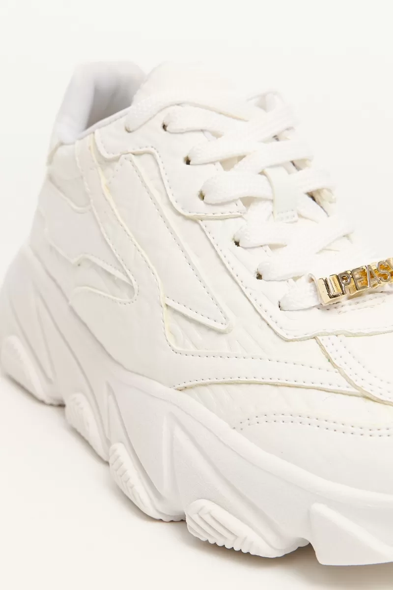 LANÇA PERFUME - Tennis Shoes With High Frequency Print And Metallic Lettering LP EASY - 1012 LANÇA PERFUME - Tennis Shoes With High Frequency Print And Metallic Lettering LP EASY - 1012