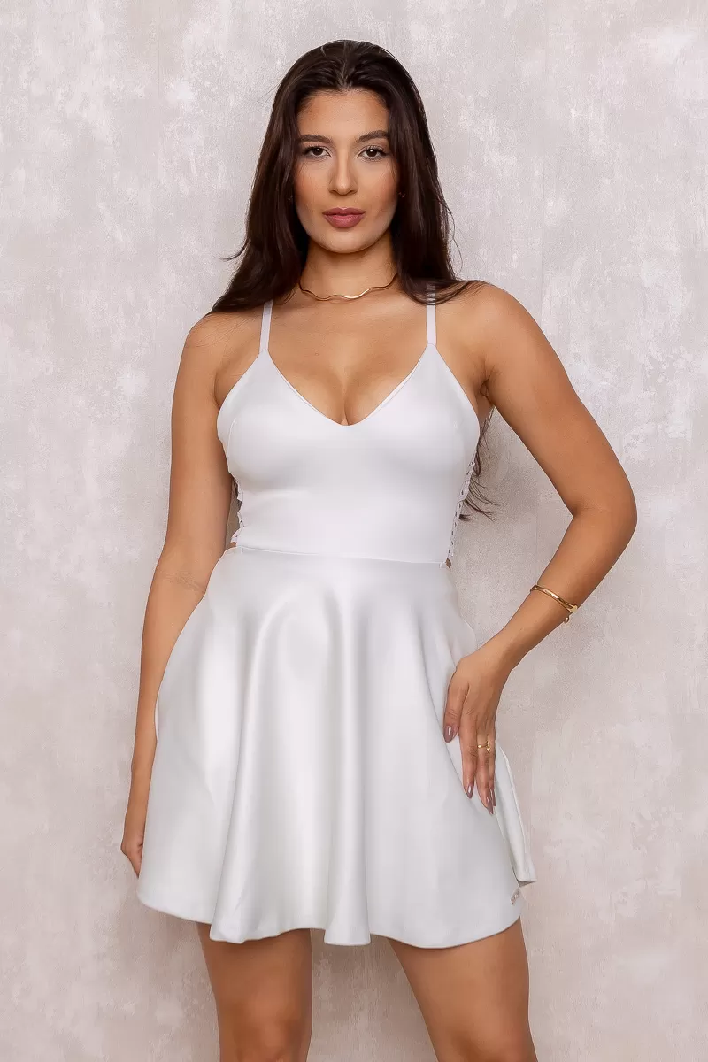 Limone - Vestido Limone aberto costas Branco Gelo - 03-2191BRANCO