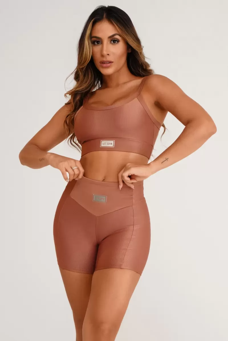 Lets Gym - Short Bright Bronze - 2143BBZ Lets Gym - Short Bright Bronze - 2143BBZ