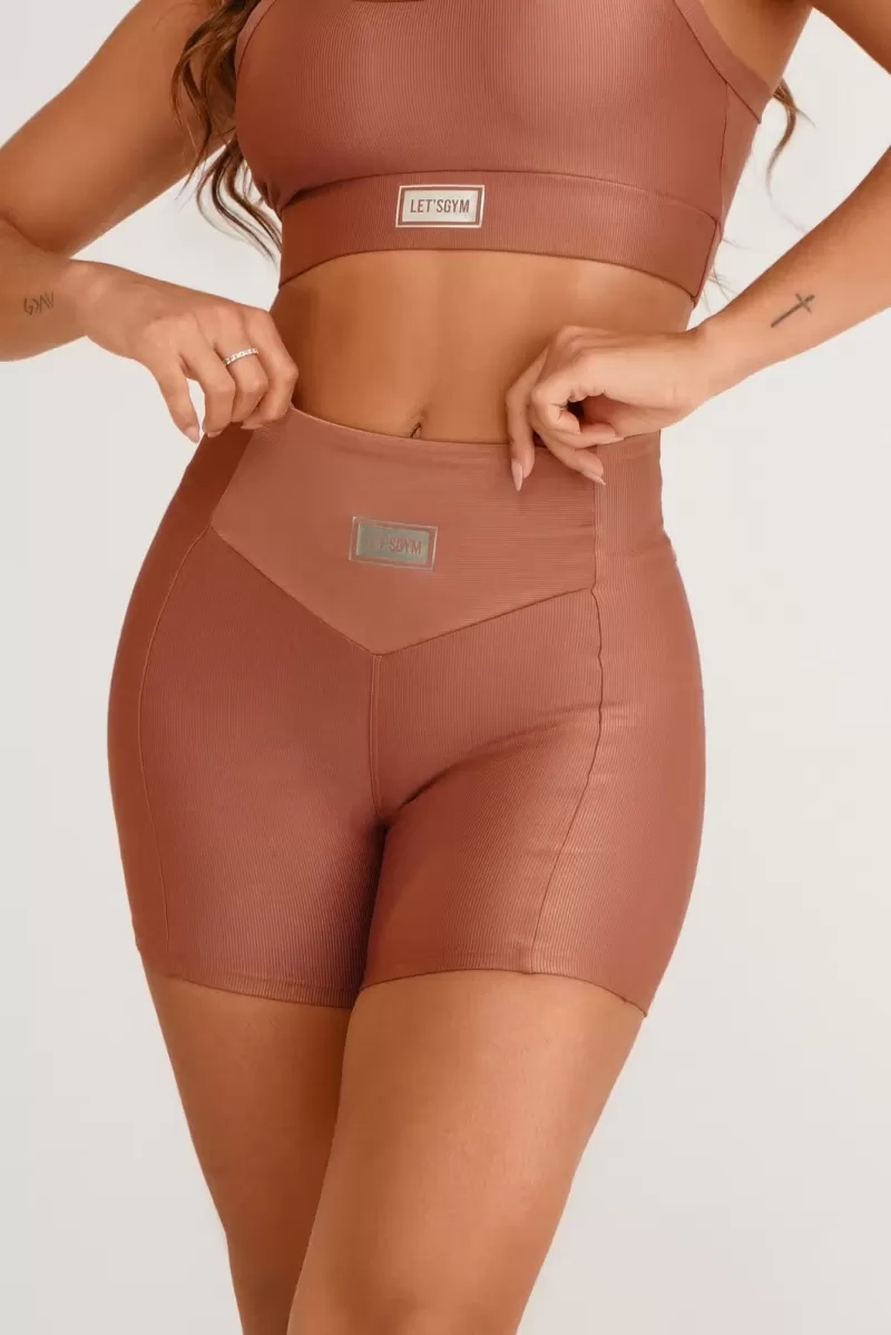 Lets Gym - Short Bright Bronze - 2143BBZ Lets Gym - Short Bright Bronze - 2143BBZ