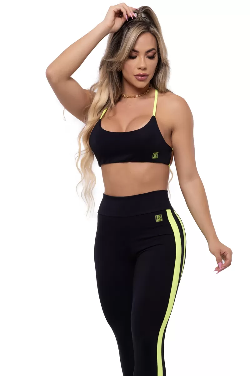 Elastic Power Trincks - Black Top with Green Straps - ta-010247 Elastic Power Trincks - Black Top with Green Straps - ta-010247